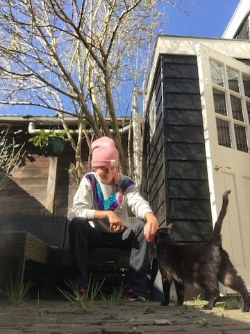 Veerle als dierenoppas